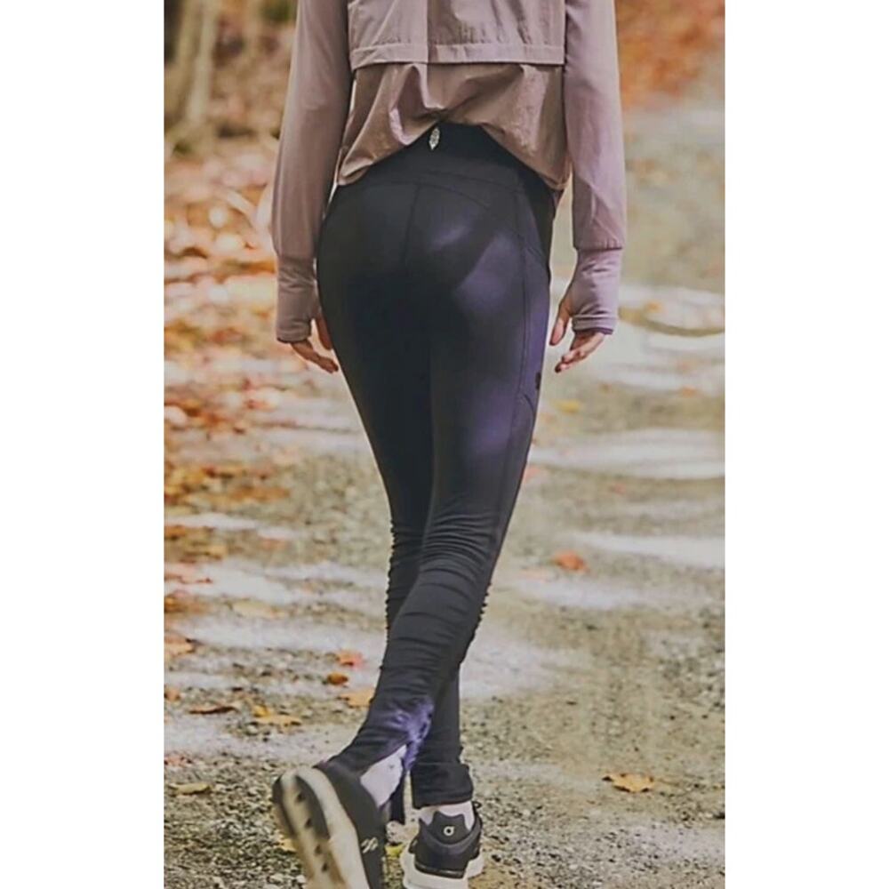 Free People FP Movement Wonderland Ruched Leggings - S